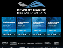 Tablet Screenshot of dewildtmarine.com